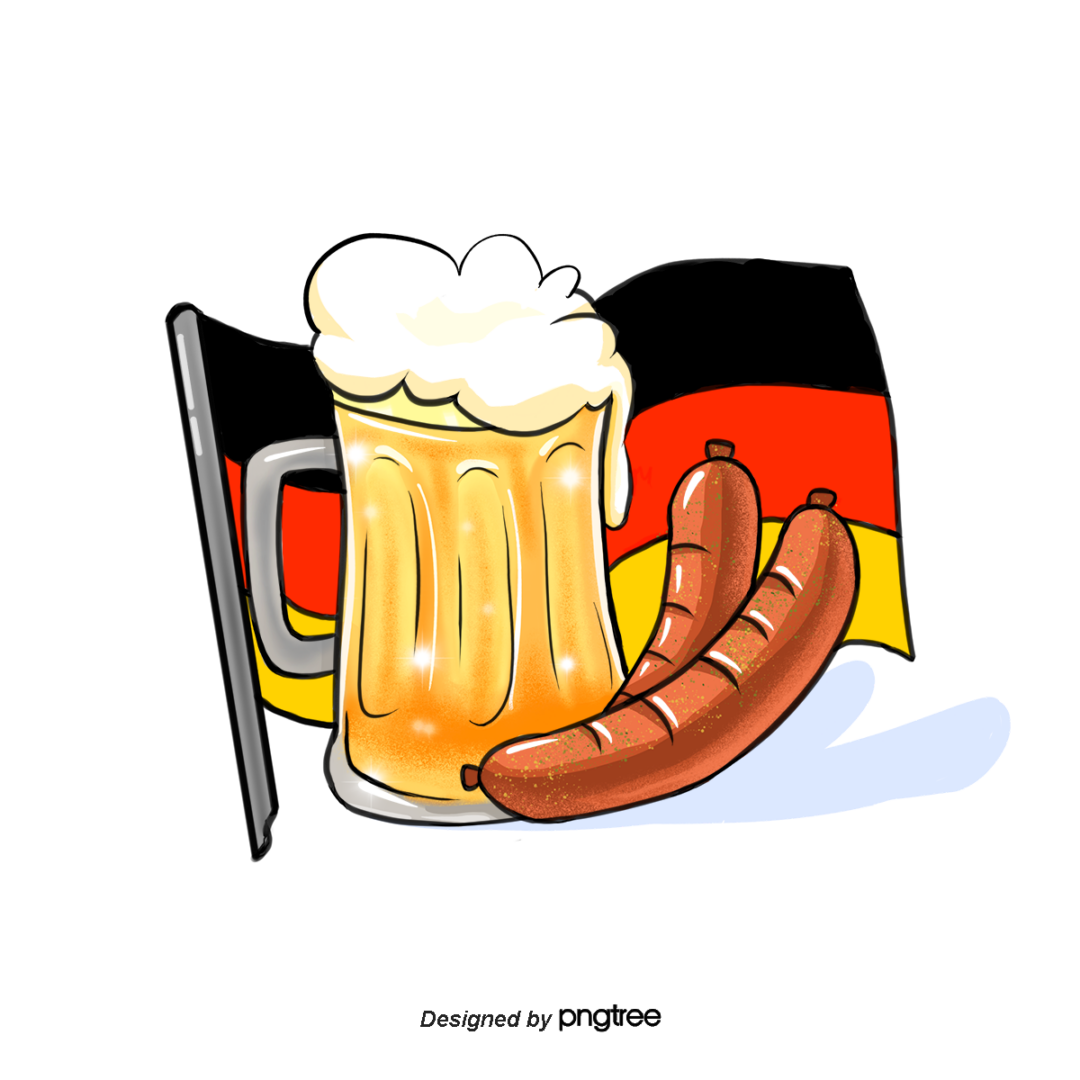 —Pngtree—german beer sausage elements_4010818